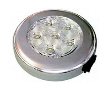 Easterner Krom Tavan Lambası 12V Gün Işığı 6 Led'li