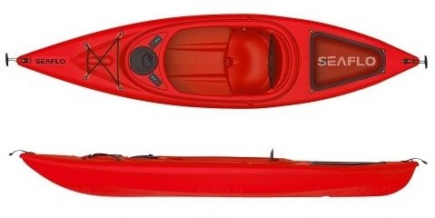 Seaflo Tek Kişilik Kano Kırmızı- SF-1004