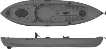 Seaflo Tek Kişilik Balıkçı Kano - SF-1007