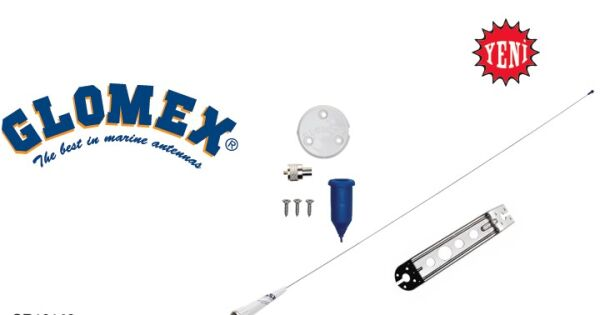 Glomex VHF Telsiz Anteni RA109GRP Fiberglas 90 cm