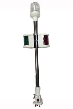 Saray Işıklı Kombine Bayrak Direği 40 CM (Ampül)