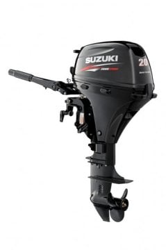 Suzuki 20 Hp Uzun Şaft Marşlı & Manuel & Trimli Deniz Motoru