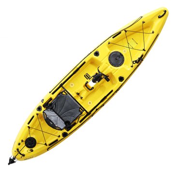 Seaflo Tek Kişilik Pedallı Kano MAKO12 Sarı