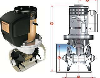 THRUSTEMS BAŞ PERVANE EMS-S90 6.3 HP 12 V 185MM
