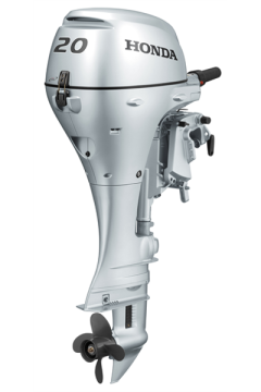 Honda BF 20 HP Uzun Şaft Marşlı -Trimli - Manuel Dıştan Takma Deniz Motoru