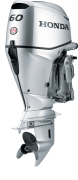 Honda BF 60 HP Uzun Şaft Direksiyon Sistemli Dıştan Takma Deniz Motoru